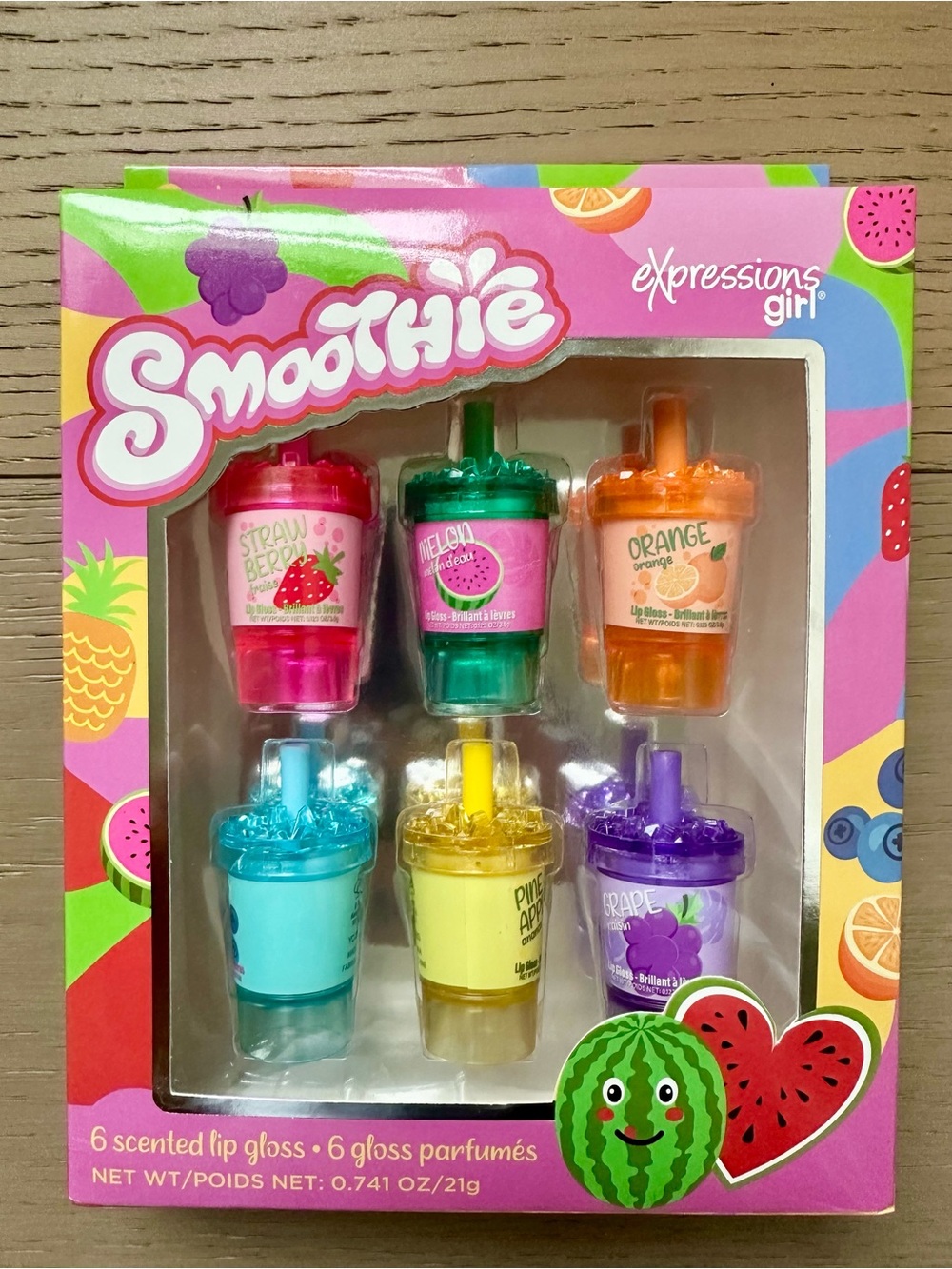Expressions Girl Smoothie 6-Pack Scented Lip Gloss